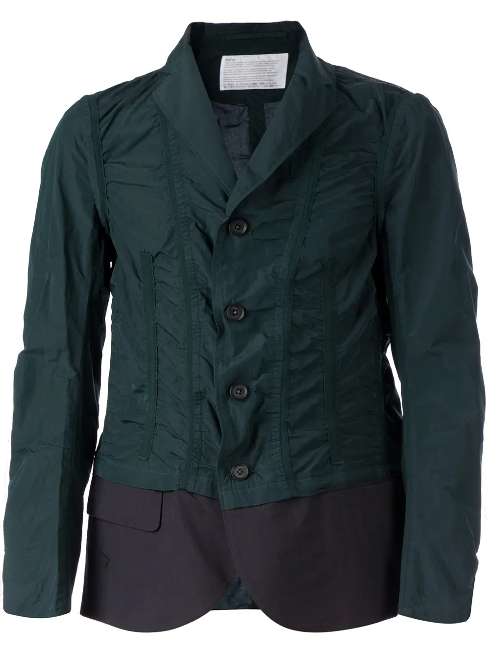 Kolor panelled jacket | Green | Image 1