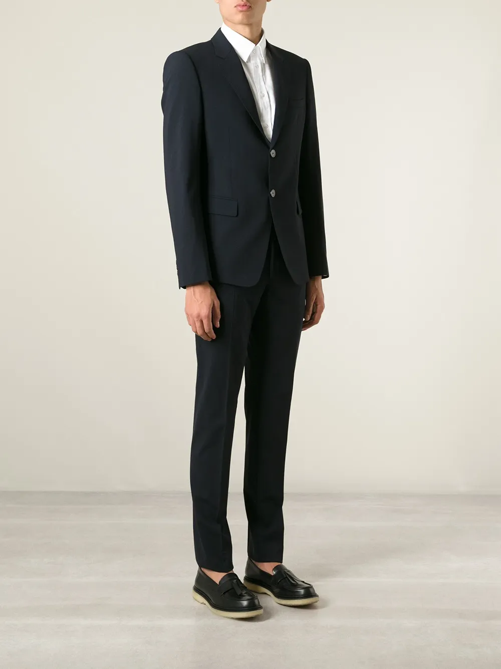 Emporio Armani two piece suit Blauw
