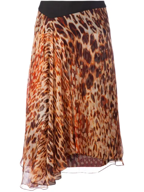 Bouchra Jarrar jupe à imprimé animalier