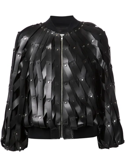 Noir Kei Ninomiya woven bomber jacket
