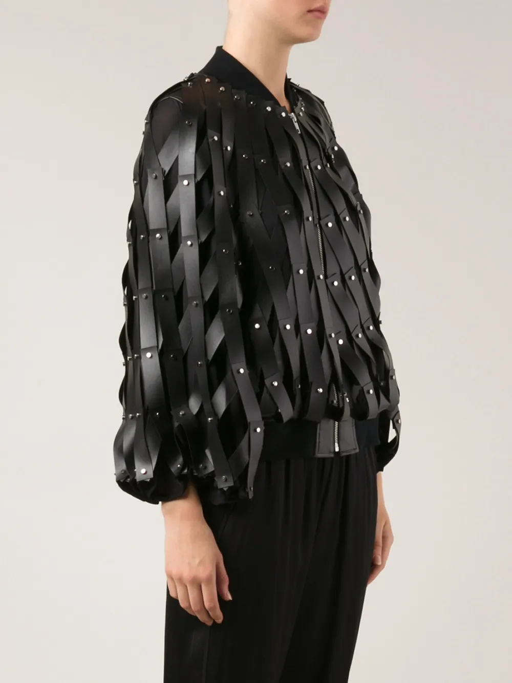 NOIR KEI NINOMIYA WOVEN BOMBER JACKET 
