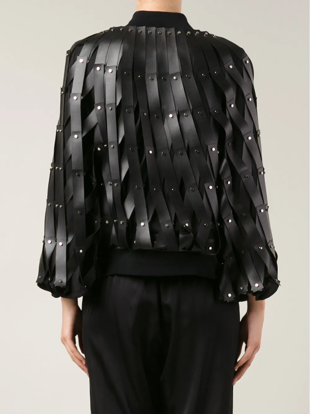 NOIR KEI NINOMIYA WOVEN BOMBER JACKET 