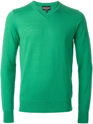 Armani v neck clearance sweater