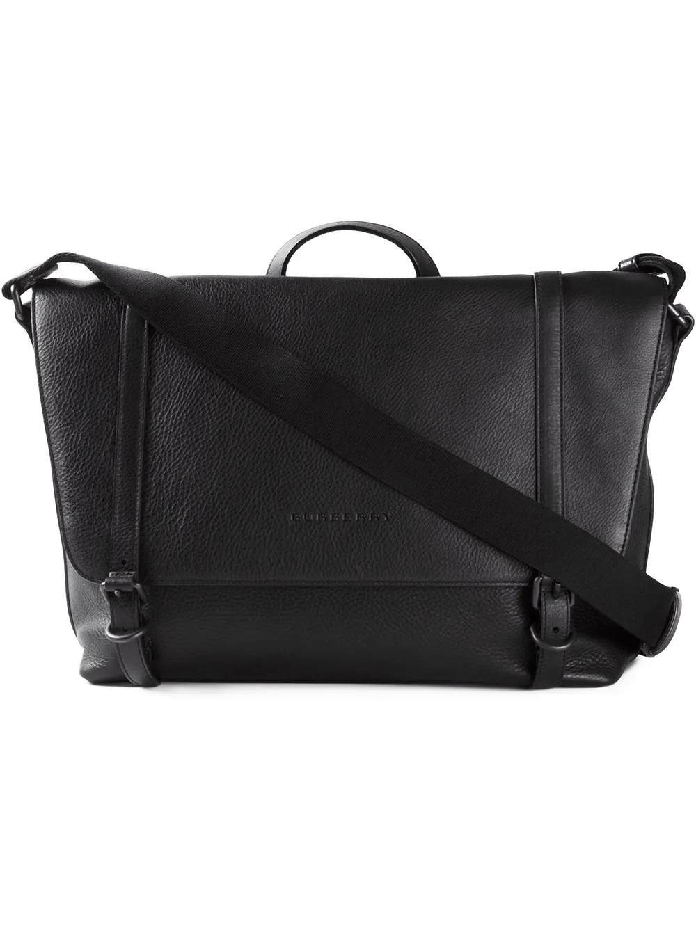 Burberry バックルストラップ メッセンジャー - ブラック Burberry バックルストラップ メッセンジャー - ブラック