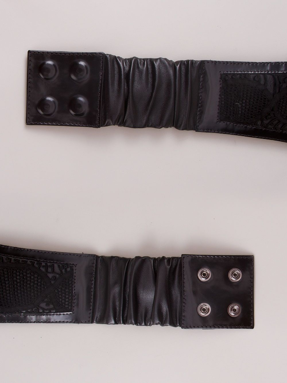 фото Martha Medeiros lace panel obi belt