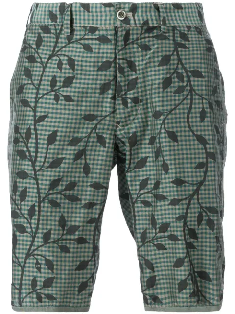 08Sircus gingham and floral print shorts