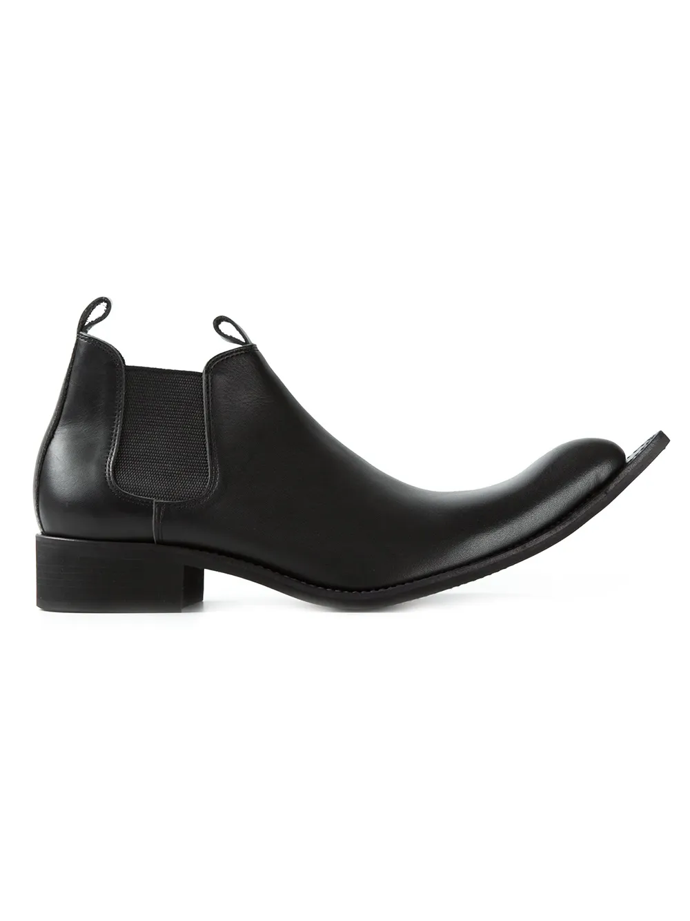 Comme des Garçons Homme Plus cowboy ankle boots Black