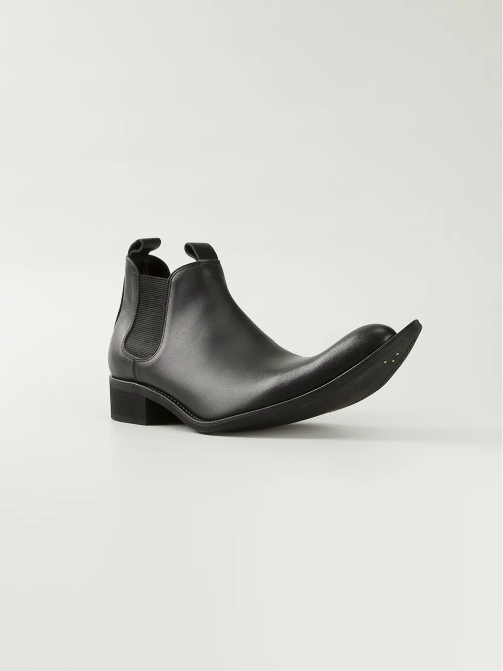 Comme des Garçons Homme Plus cowboy ankle boots Black