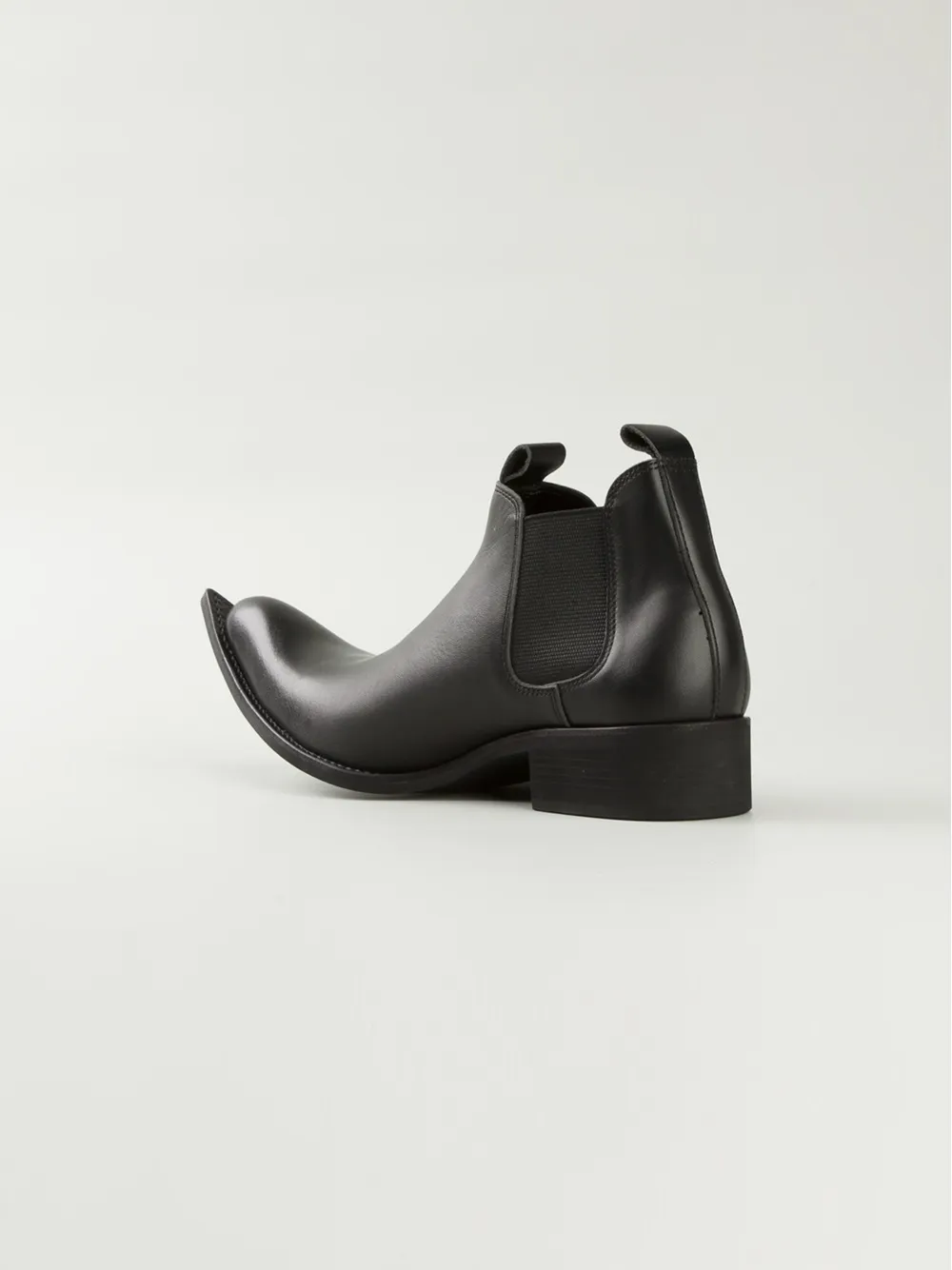 Comme des Garçons Homme Plus cowboy ankle boots Black