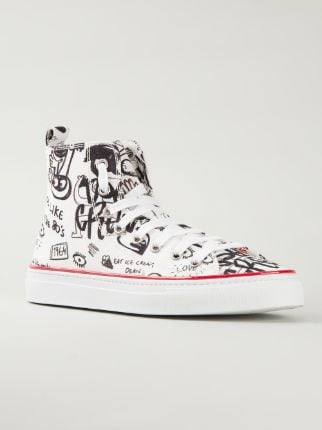 Dsquared2 Printed Hi-top Sneakers - Farfetch