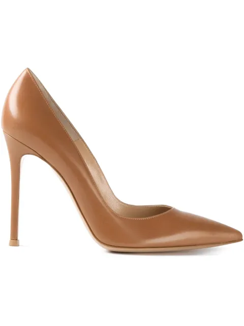 gianvito rossi brown pumps