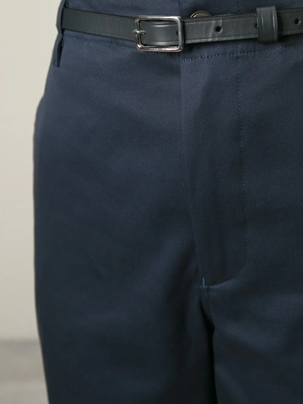 Golden Goose belted chino trousers Blauw