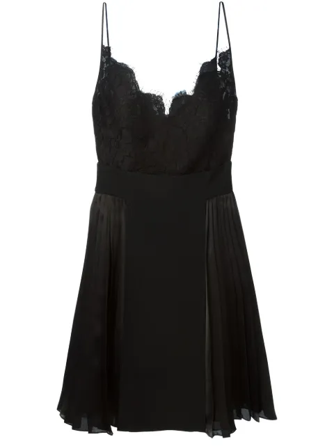 Givenchy robe évasée à encolure en dentelle festonnée