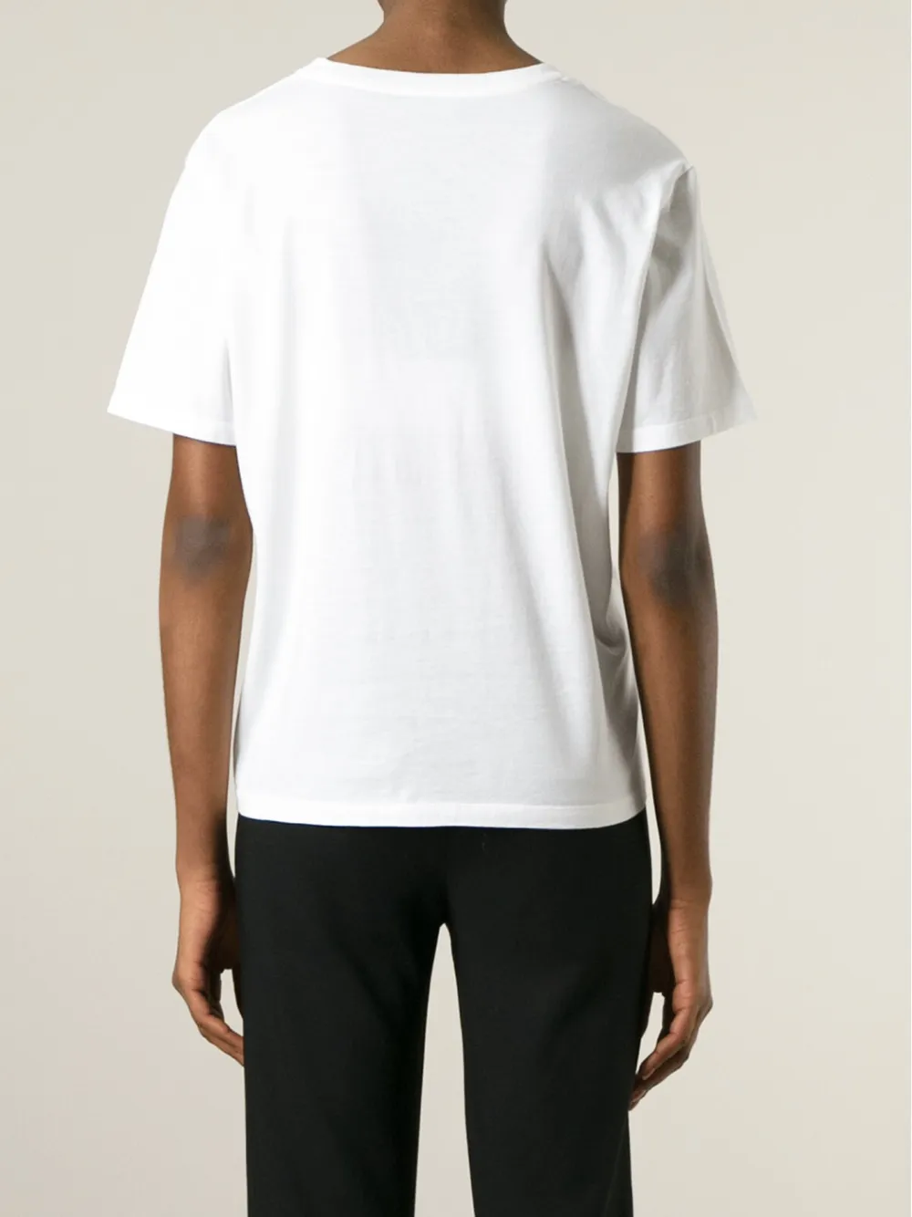 Alexander Mcqueen Floral Skull Print T-shirt In White