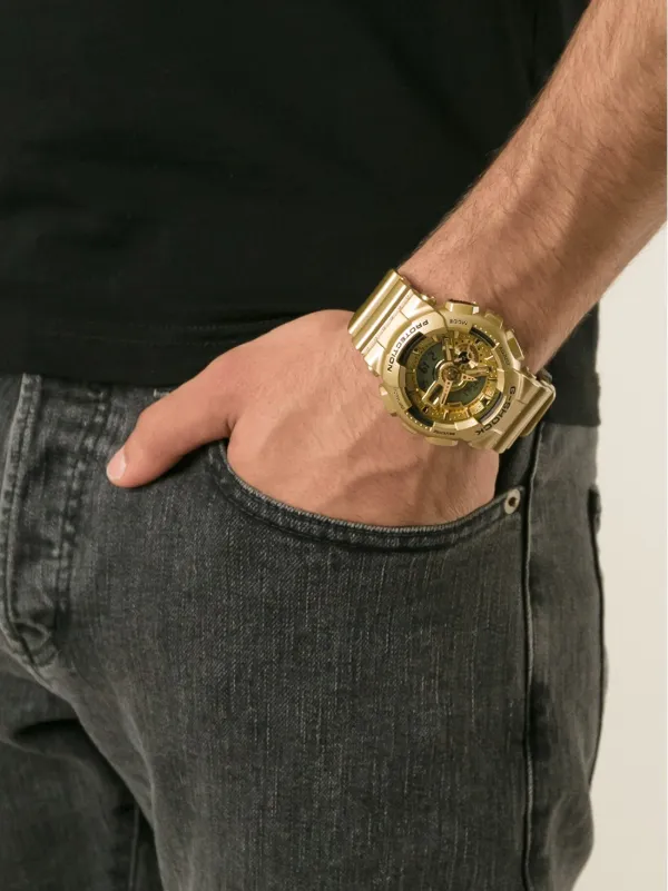 g shock crazy gold