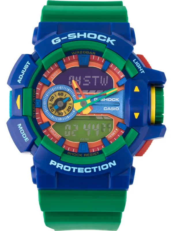 multi coloured g shock watch