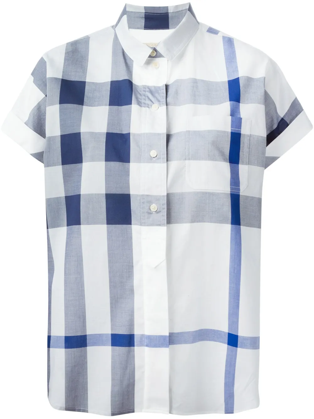 Burberry exploded hotsell check shirt