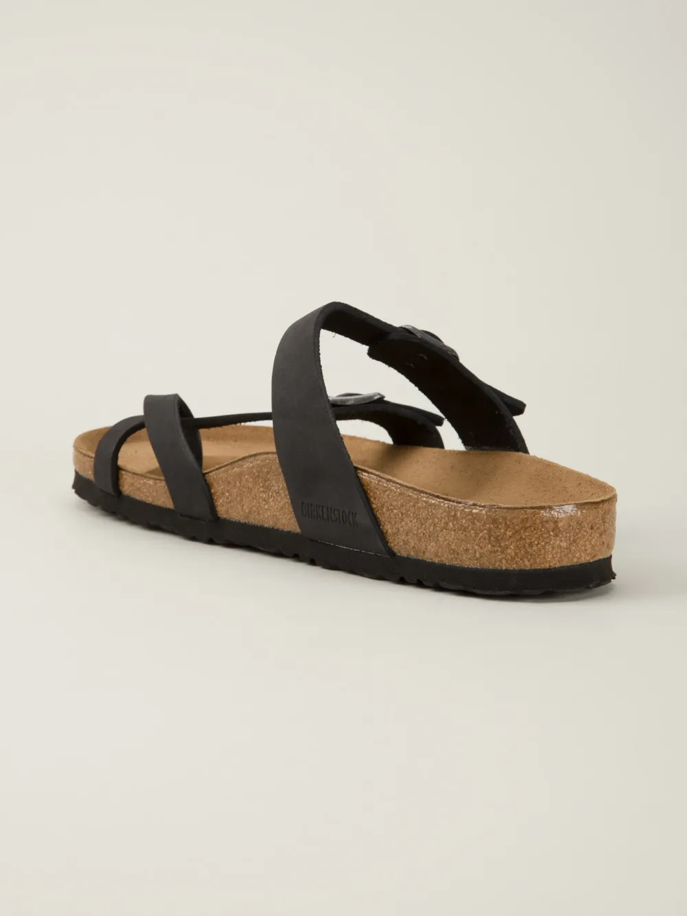 Birkenstock Crisscross Front Buckled Sandals | Black  display picture 1