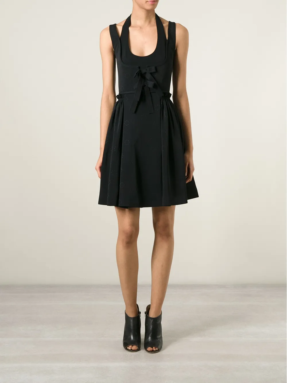 Givenchy corseted jersey dress Zwart
