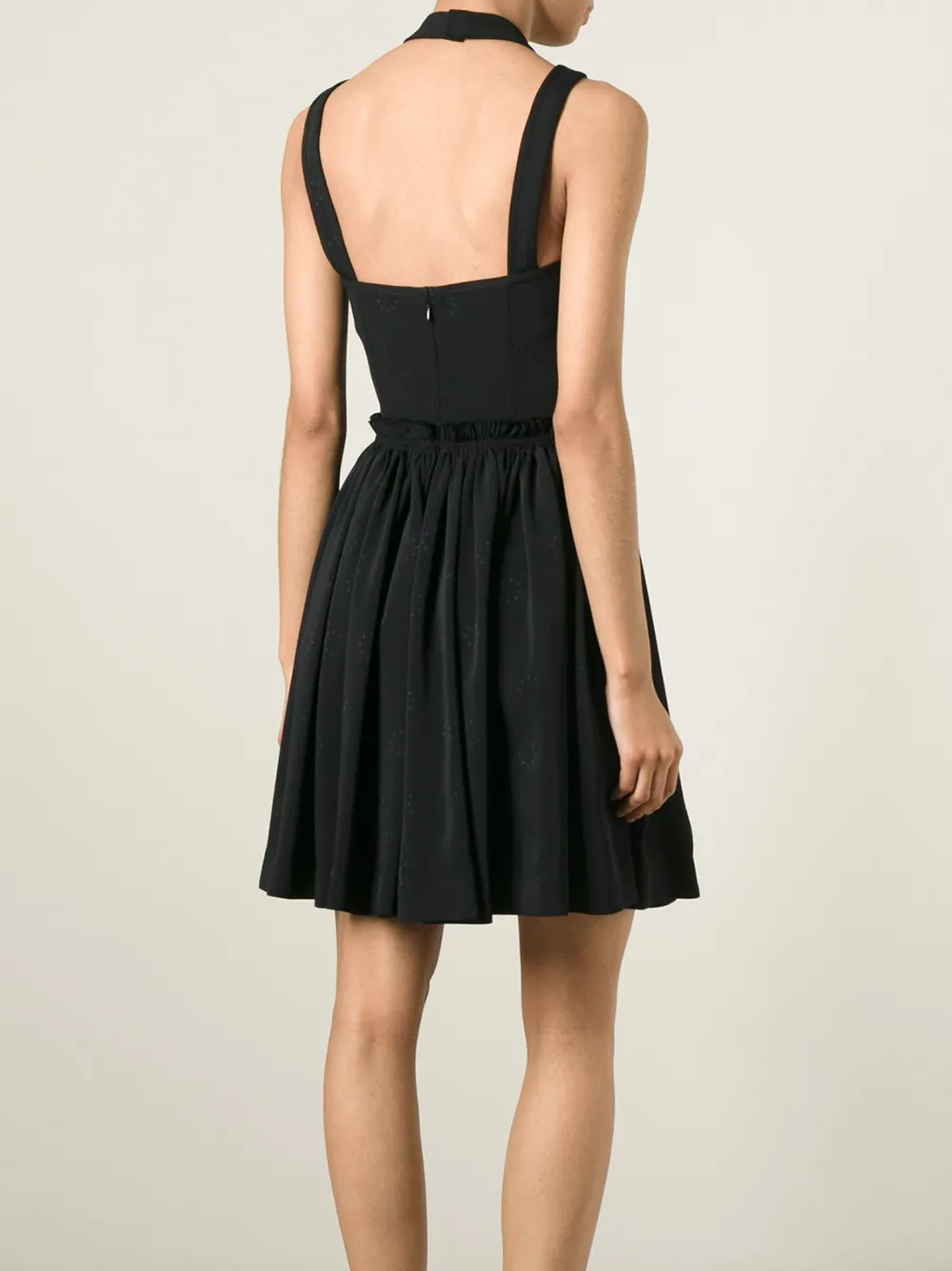 Givenchy corseted jersey dress Zwart