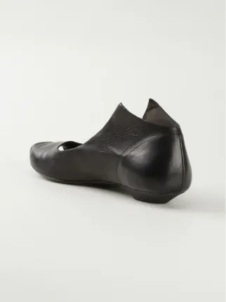 black cut out sandals