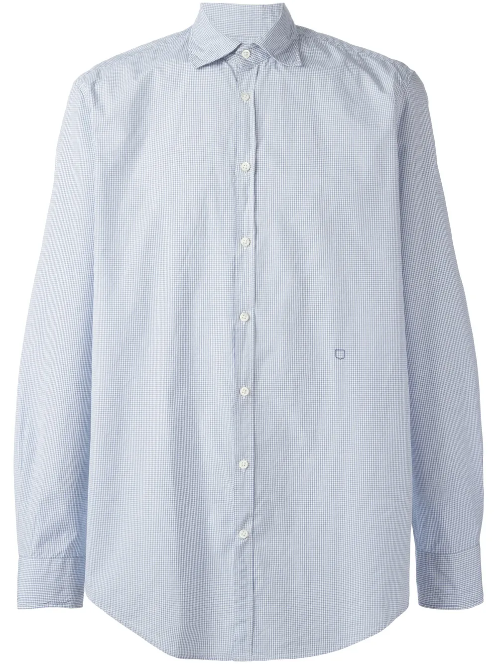 Massimo Alba 'Genova' checked shirt | White | Image 1