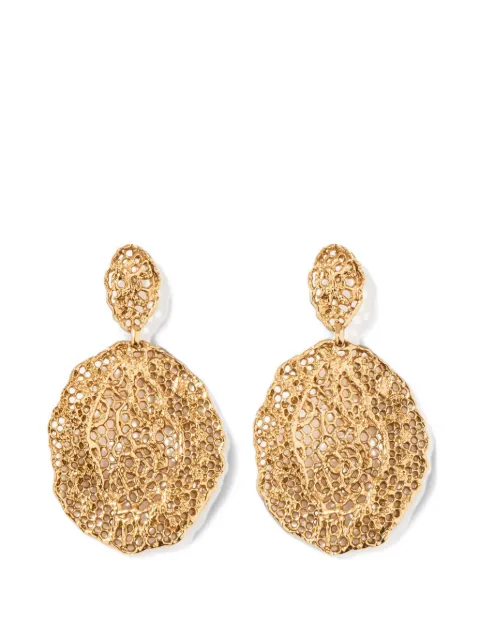 Aurelie Bidermann aretes con diseño de encaje