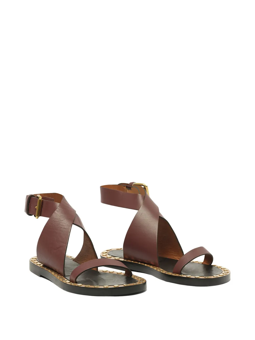 ISABEL MARANT 'Janis' sandals - Marrone