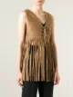 P.A.R.O.S.H. 'Mindy' fringed waistcoat