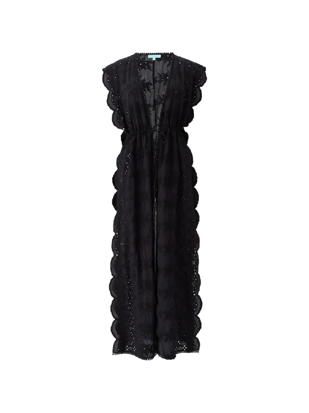 Melissa Odabash 'Talitha' peasant blouse - Nero