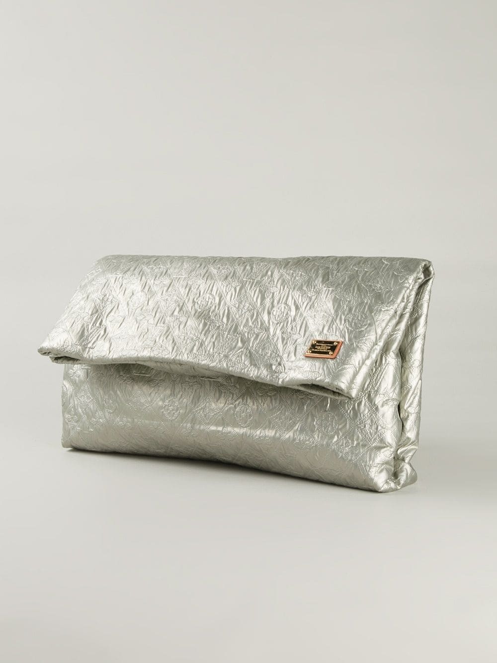 NEW LOUIS VUITTON SILVER LIMELIGHT CLUTCH BAG LIMITED