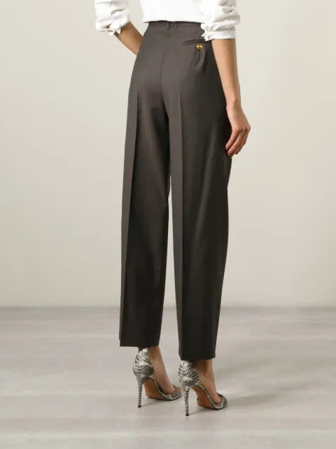 celine striped trousers