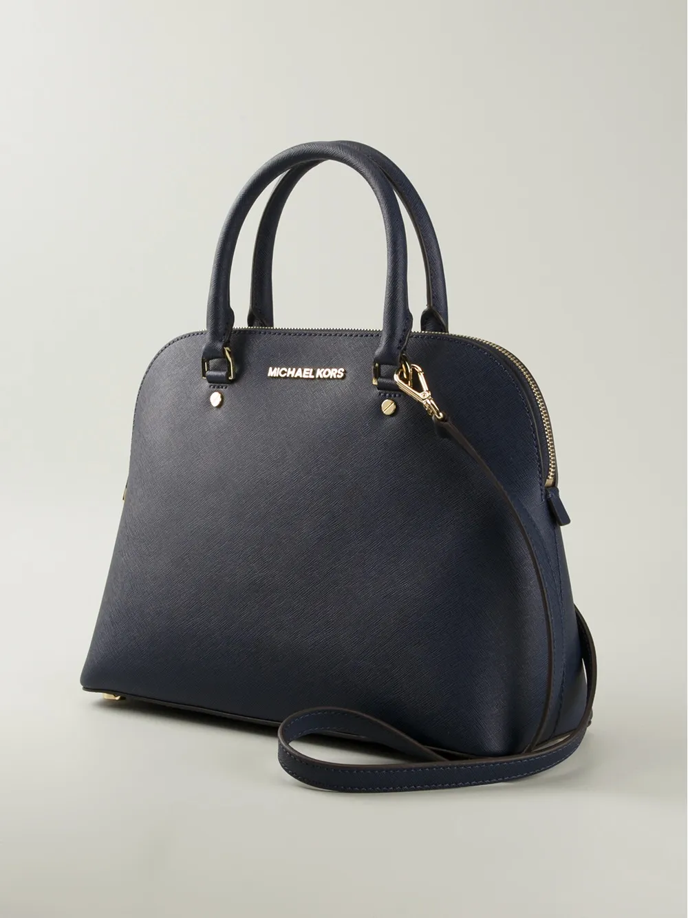 Michael Kors 'Cindy' large satchel Blauw