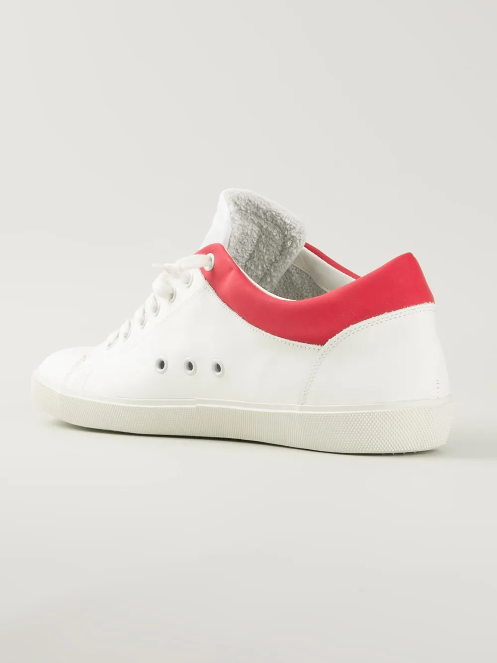 eyelet lace-up sneakers