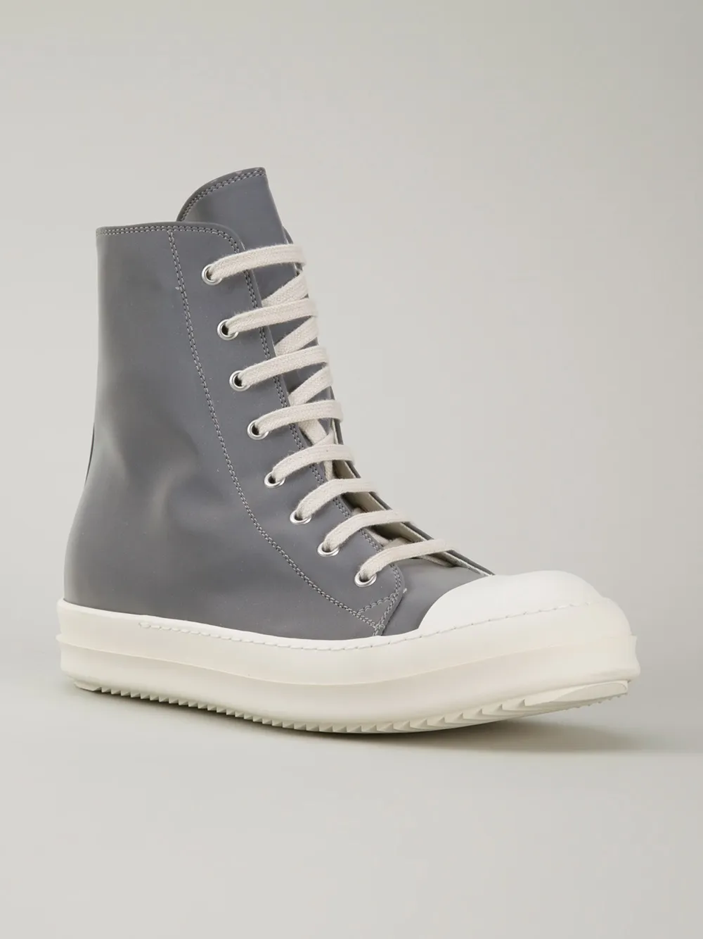 Rick Owens DRKSHDW Zip Detail Hi-top Sneakers - Farfetch