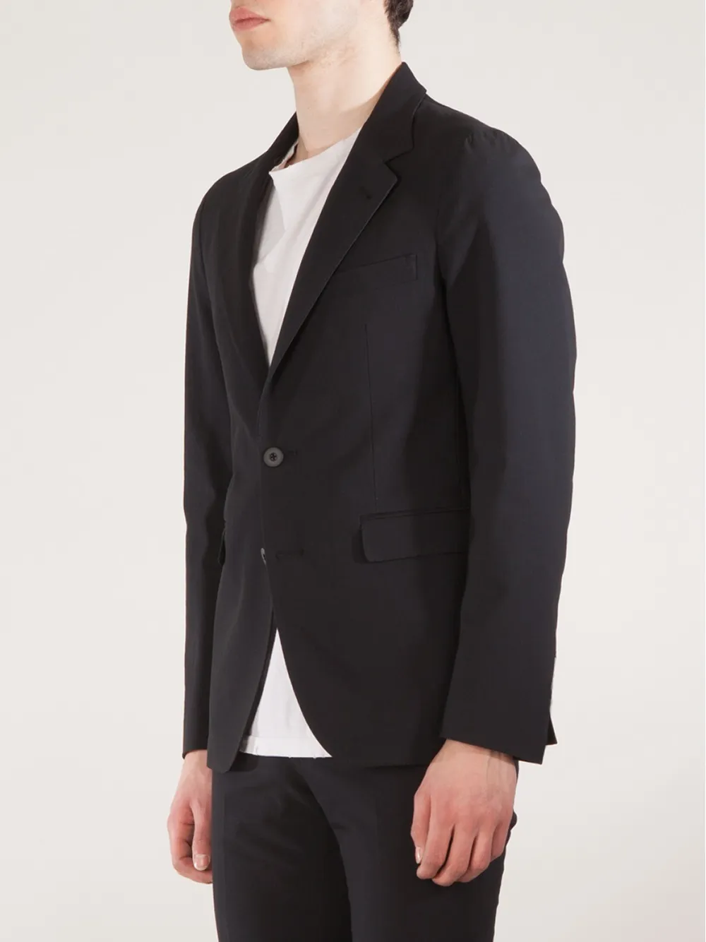 L'Eclaireur Made By Tagliatore slim tailored trousers Zwart