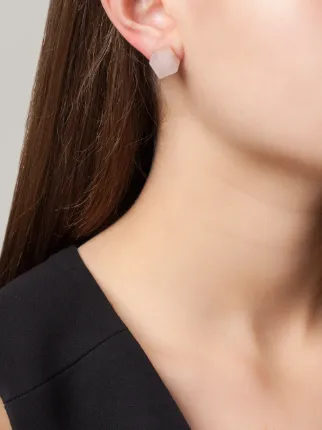 Vita Fede Square Pearl Earrings Farfetch Vita Fede Square Pearl Earrings