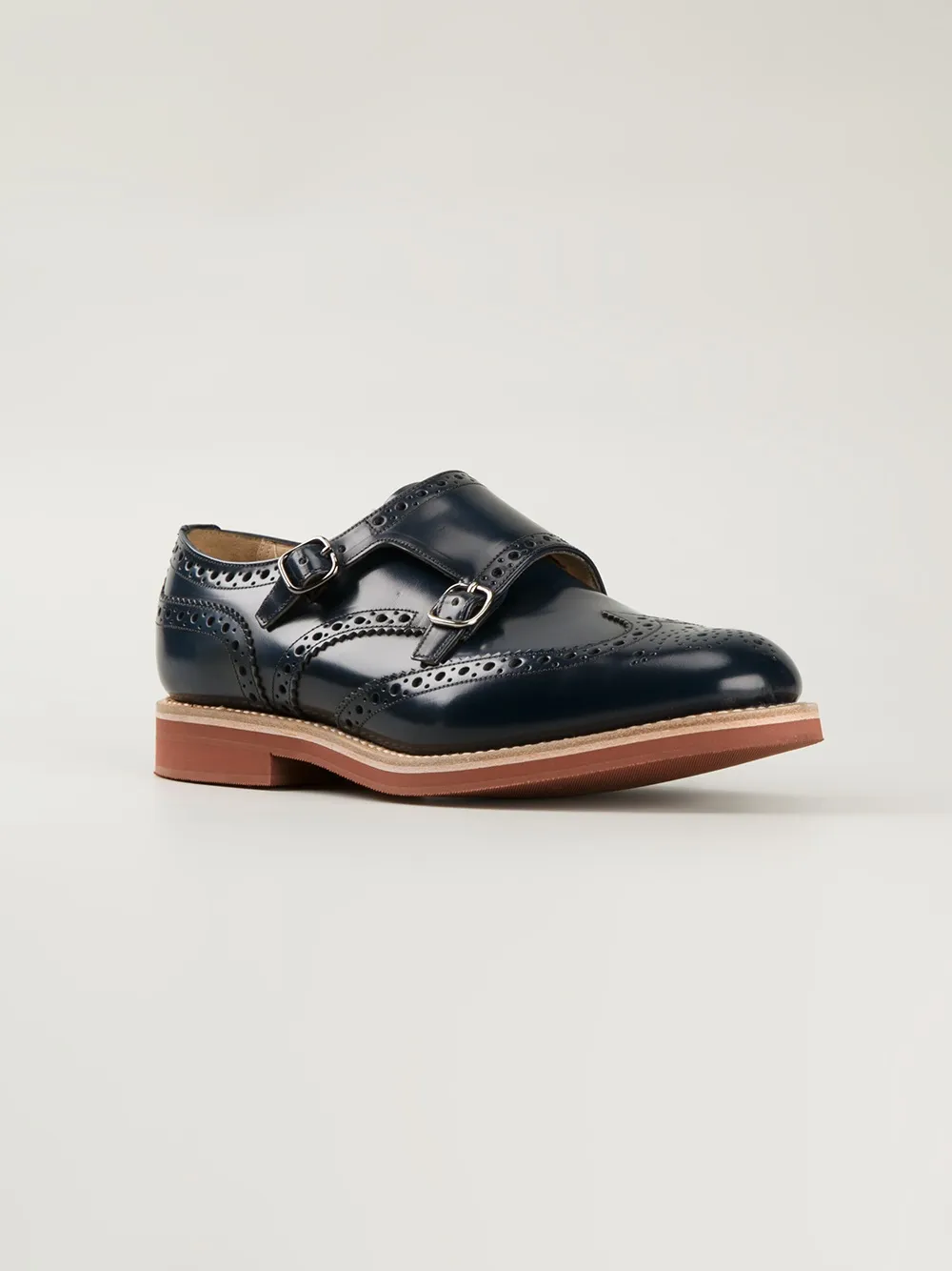 Church's buckled shoes Blauw
