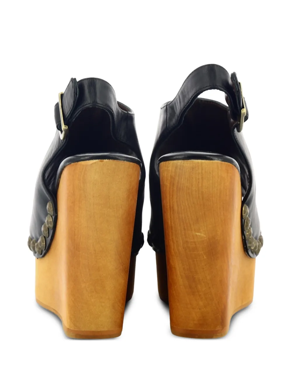 Jeffrey Campbell 'Snick' platform sandals Zwart