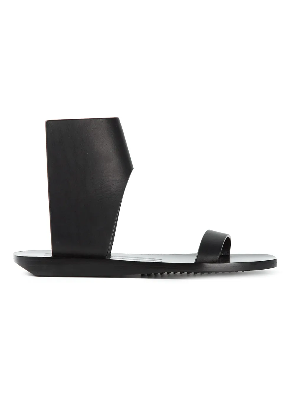 Rick Owens ankle guard sandals | Black | Image 1