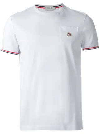 moncler white crew neck t shirt moncler white crew neck t shirt