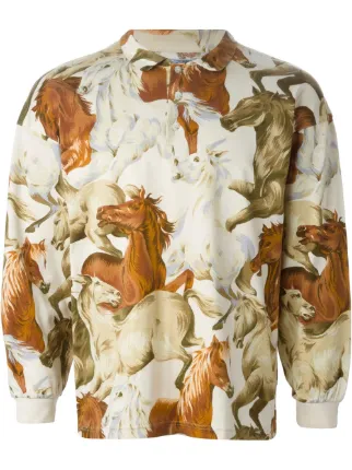 Kenzo Vintage Horse Print Shirt - Farfetch