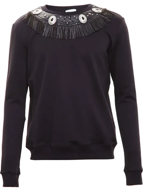 Saint Laurent concho detail sweatshirt