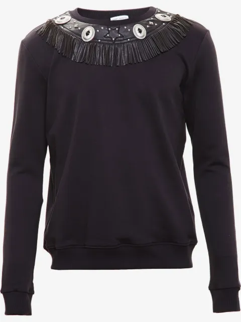 Saint Laurent concho detail sweatshirt