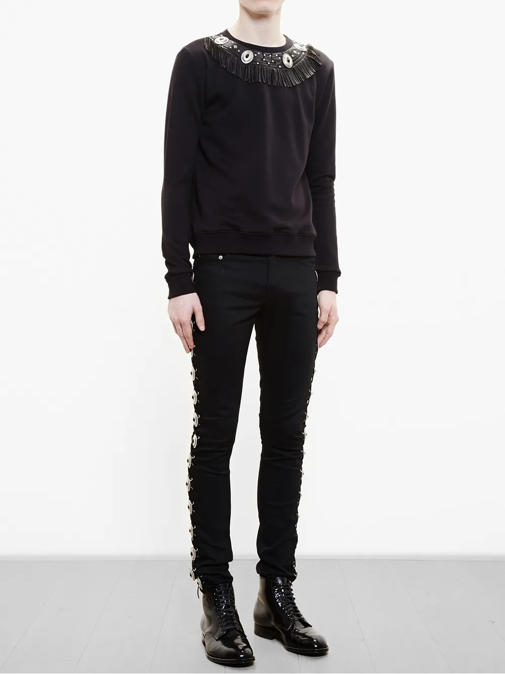 Saint Laurent concho detail sweatshirt | Image 2