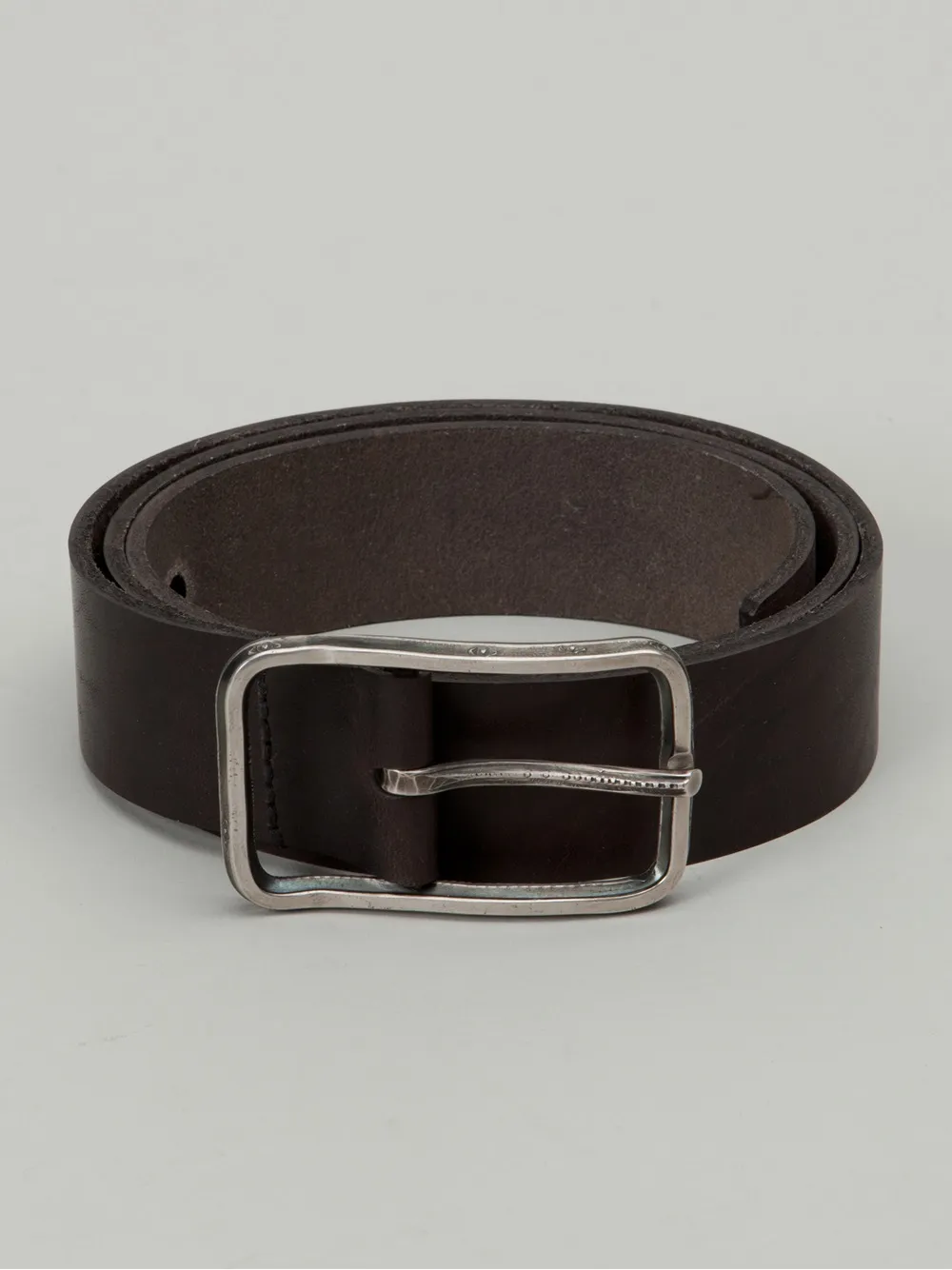 Werkstatt:münchen Buckle Belt In Gray