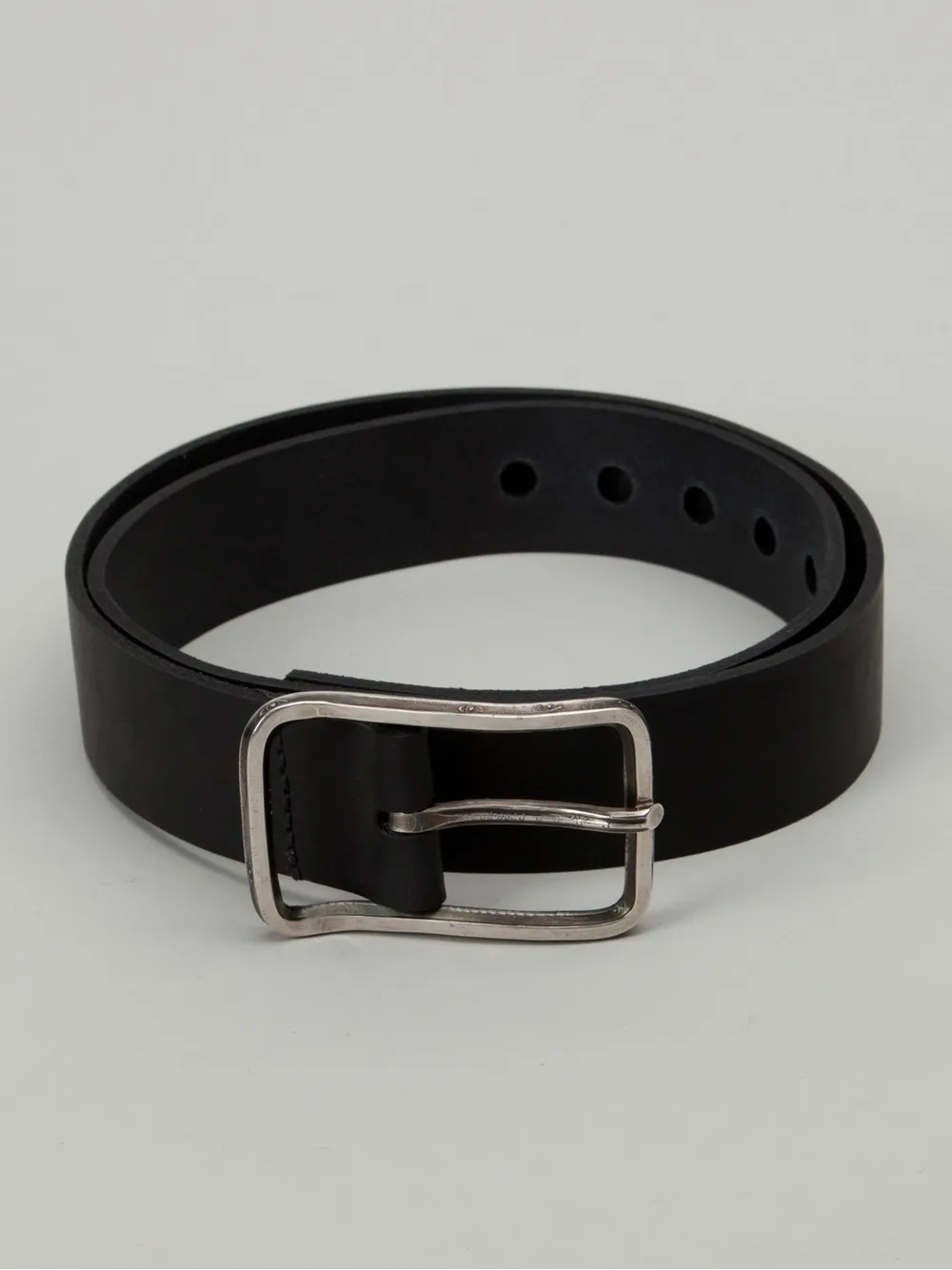Werkstatt:münchen Buckle Belt In Black