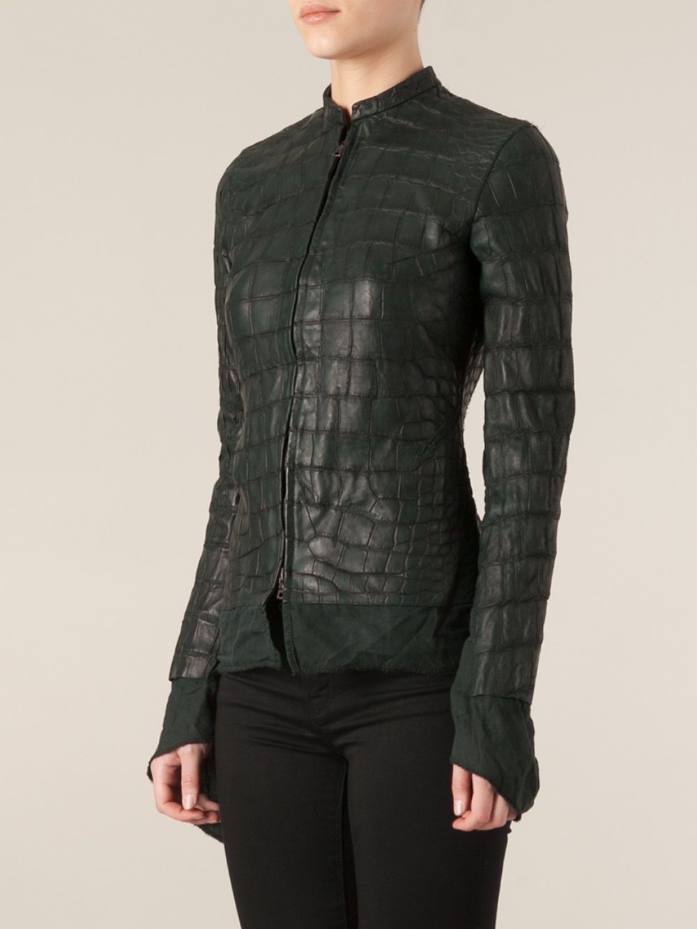 Isaac Sellam Experience 'Affamee' jacket Groen