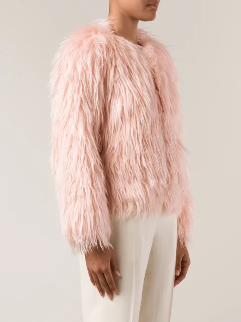 coach pink coat