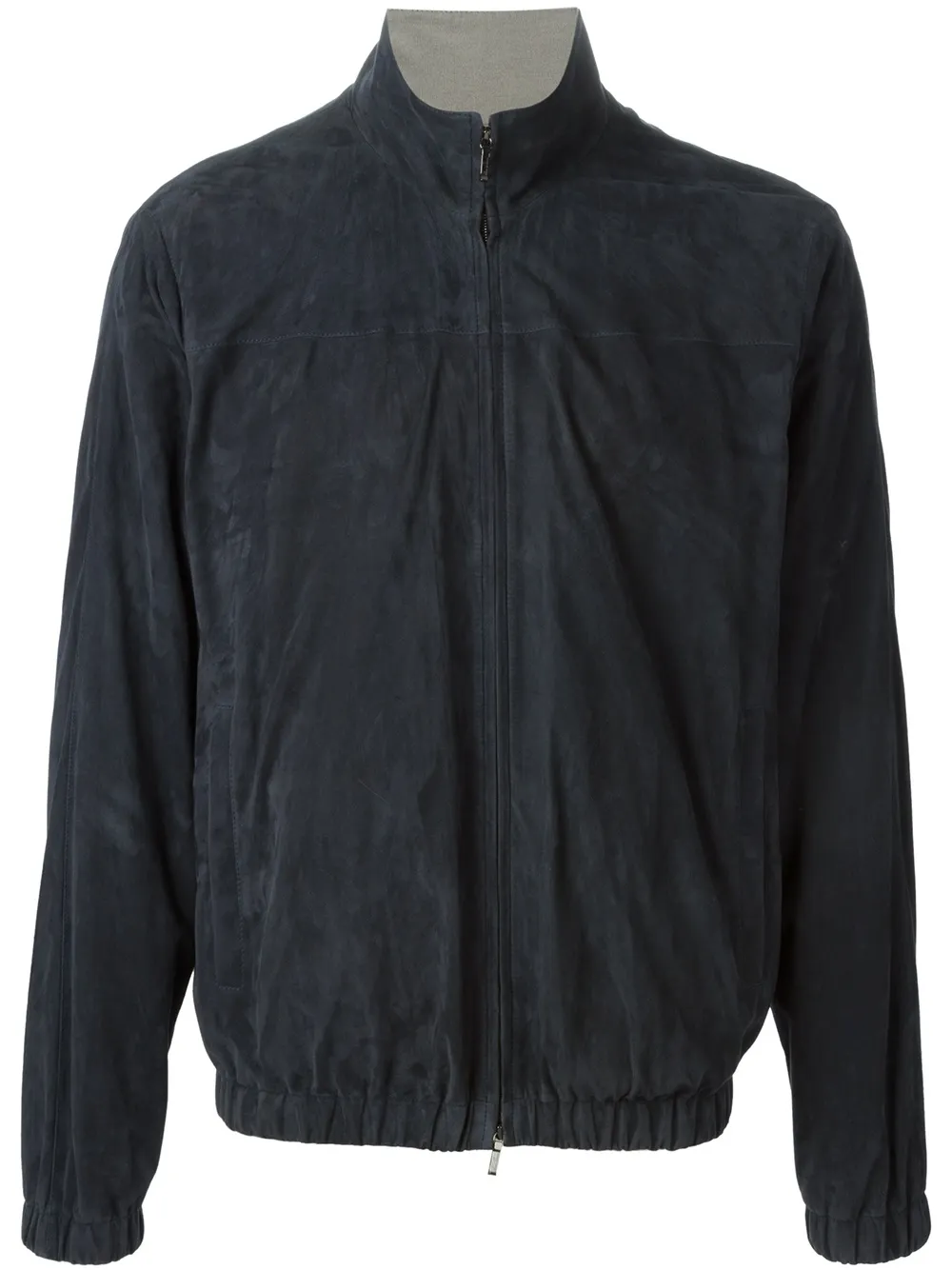 Loro Piana suede bomber jacket | Blue | Image 1